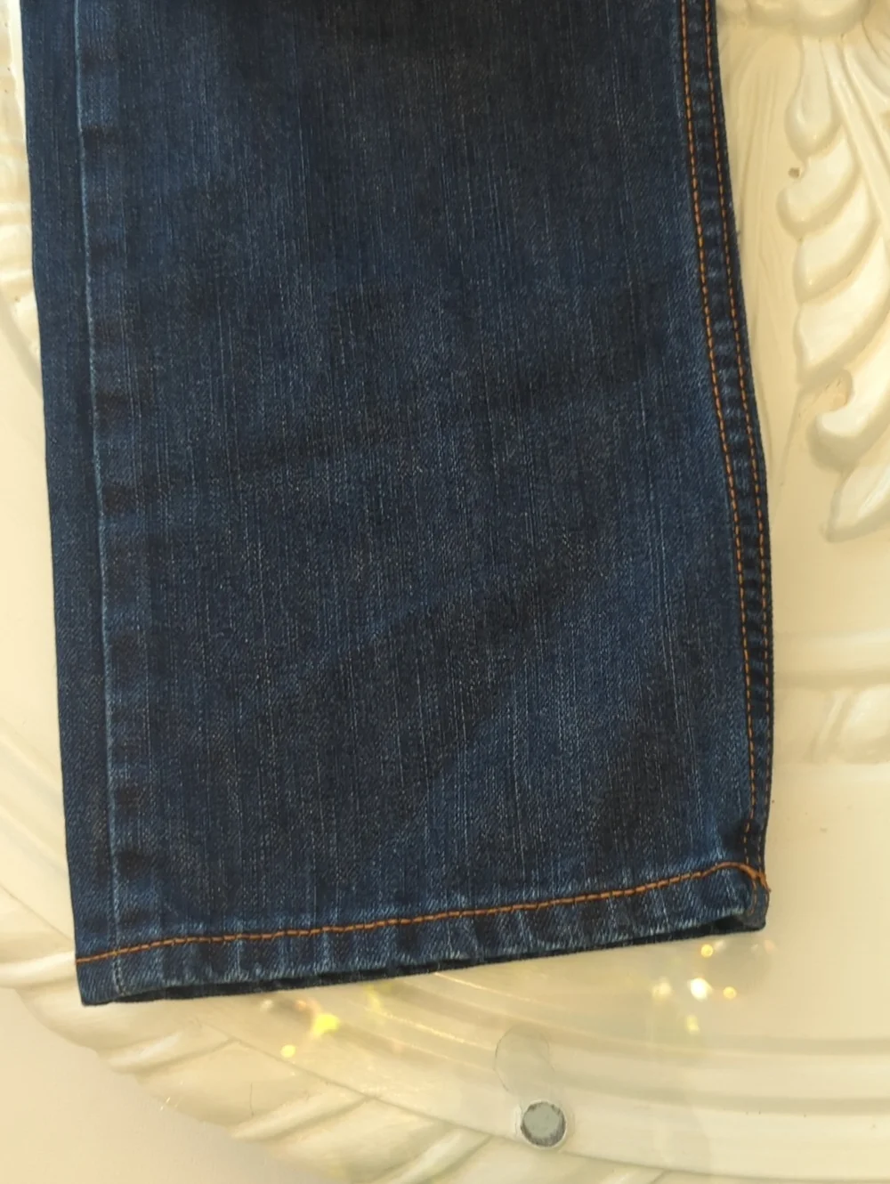 Banana Republic 100% Cotton Slim Fit Men's Indigo Straight Jeans 32/30